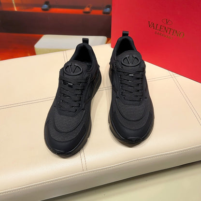 Valentino Men's Luxury Sneakers Fashion Mesh Design Casual Athletic Shoes