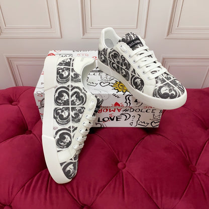 Dolce & Gabbana DG Logo Unisex Casual Sneakers