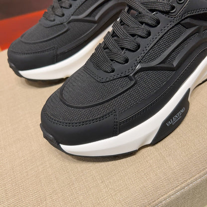 Valentino Men's Luxury Sneakers Fashion Mesh Design Casual Athletic Shoes