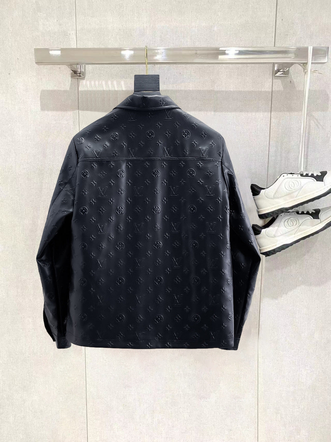 Louis Vuitton Monogram Leather Jacket for Men