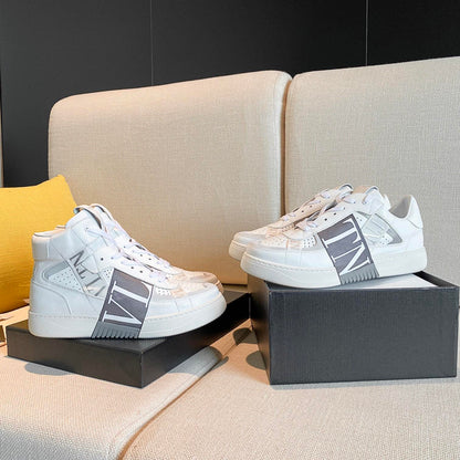 Valentino Men's Luxury Sneakers Fashion Mesh Design Casual Athletic Shoes