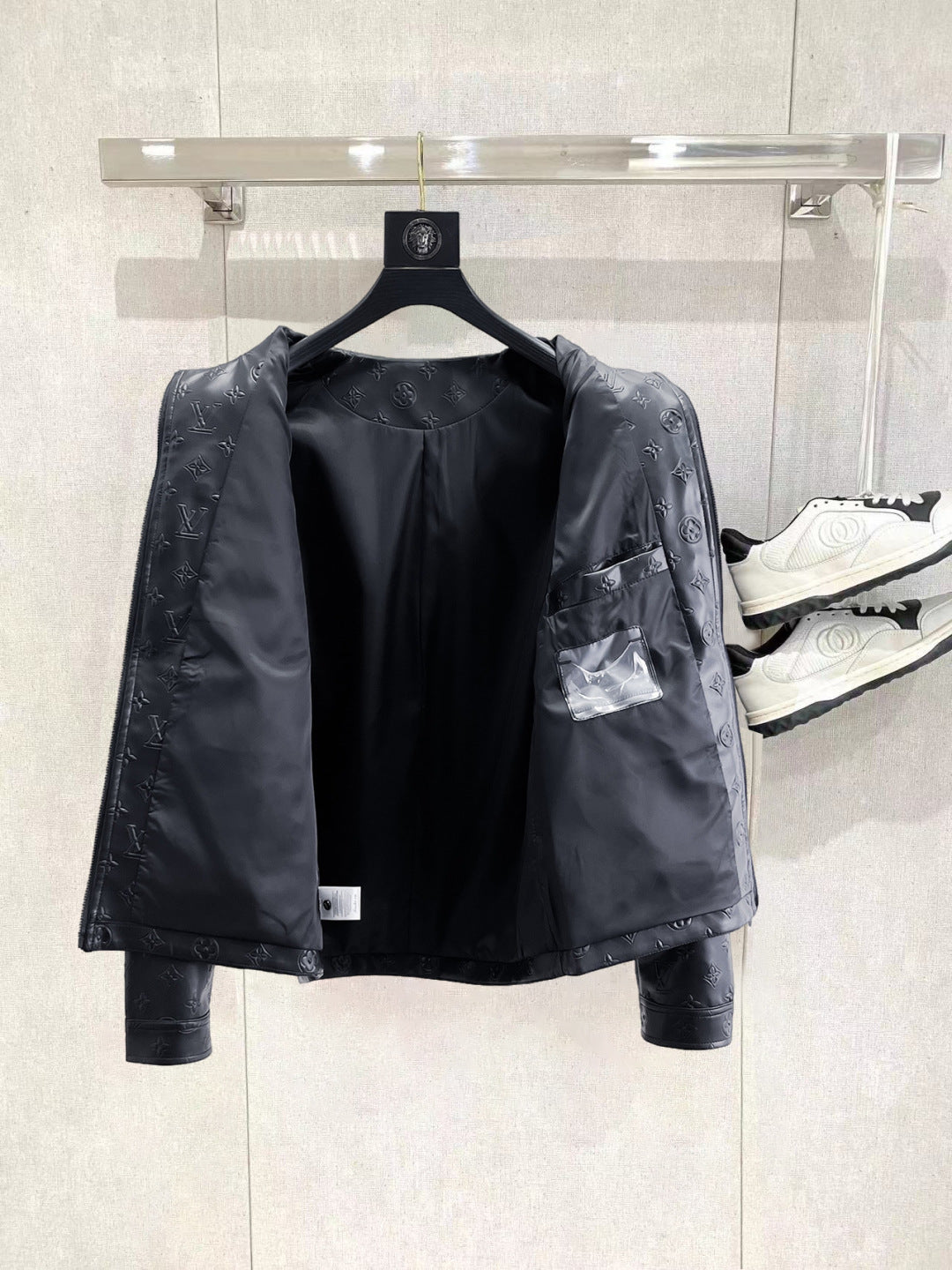 Louis Vuitton Monogram Leather Jacket for Men