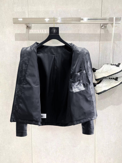 Louis Vuitton Monogram Leather Jacket for Men
