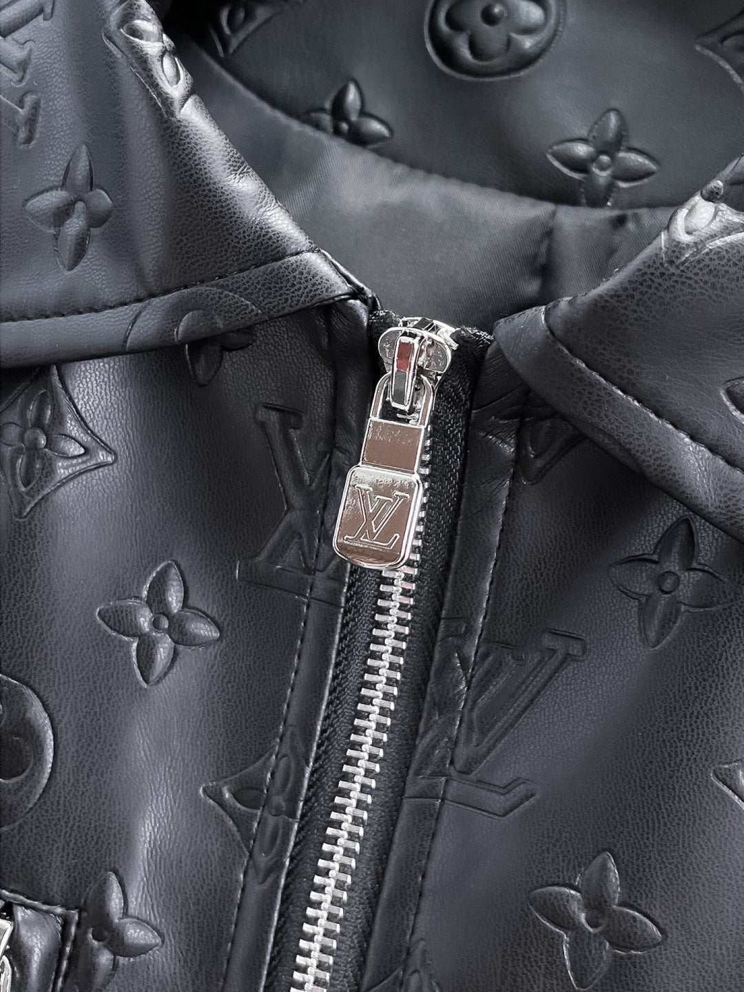 Louis Vuitton Monogram Leather Jacket for Men