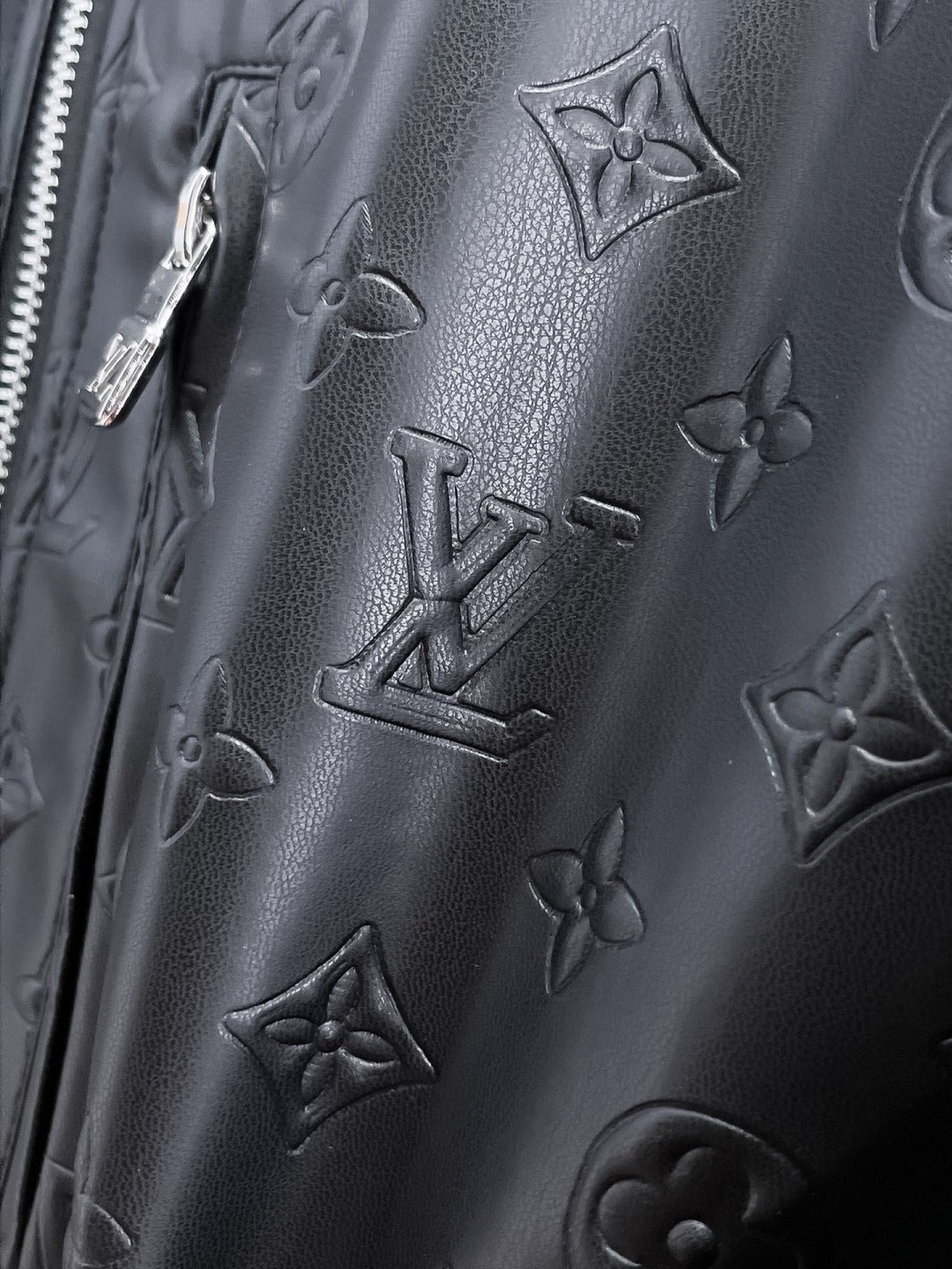 Louis Vuitton Monogram Leather Jacket for Men
