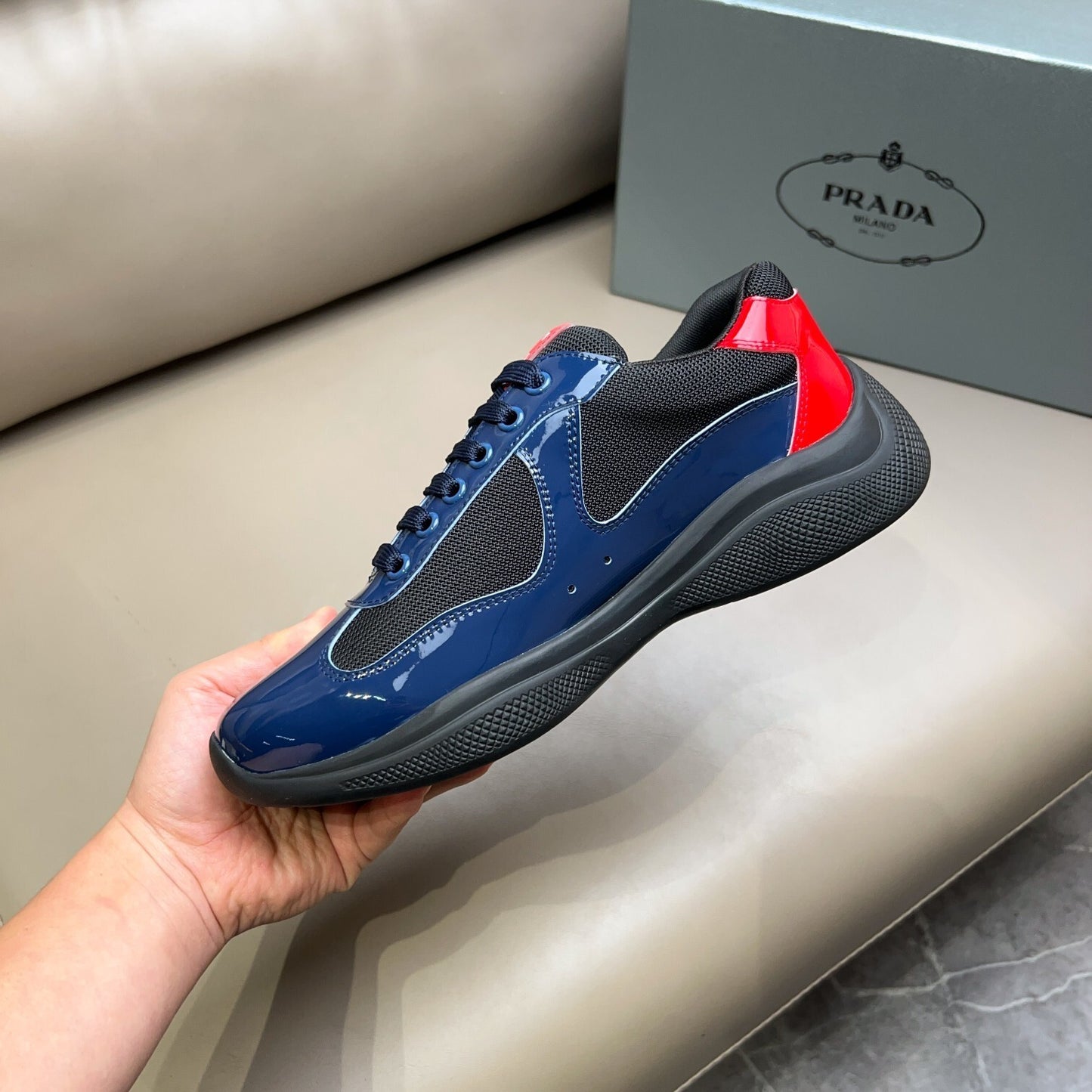 Prada Unisex Sneakers Luxury Fashion Sneakers