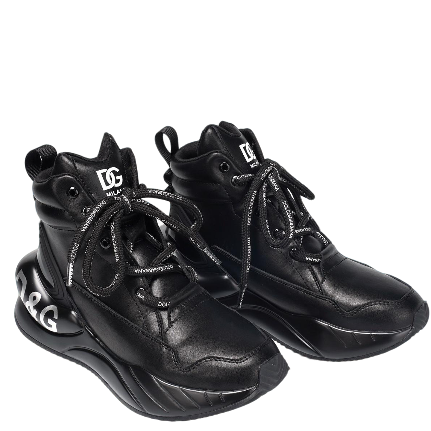Dolce & Gabbana D&G Men's High-Top Sneakers Replica