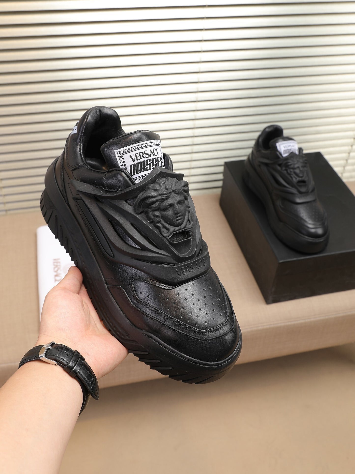 Versace Men's Sneakers Luxury Athletic Fashion Shoes