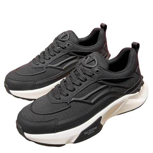 Valentino Men's Luxury Sneakers Fashion Mesh Design Casual Athletic Shoes