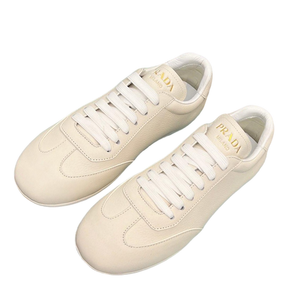 Prada Unisex Sneakers Triangle Logo Luxury Fashion Sneakers