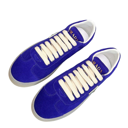 Prada Unisex Sneakers Triangle Logo Luxury Fashion Sneakers