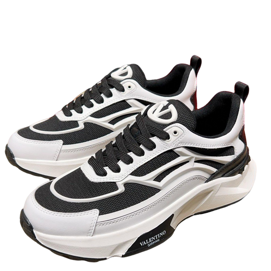 Valentino Men's Luxury Sneakers Fashion Mesh Design Casual Athletic Shoes