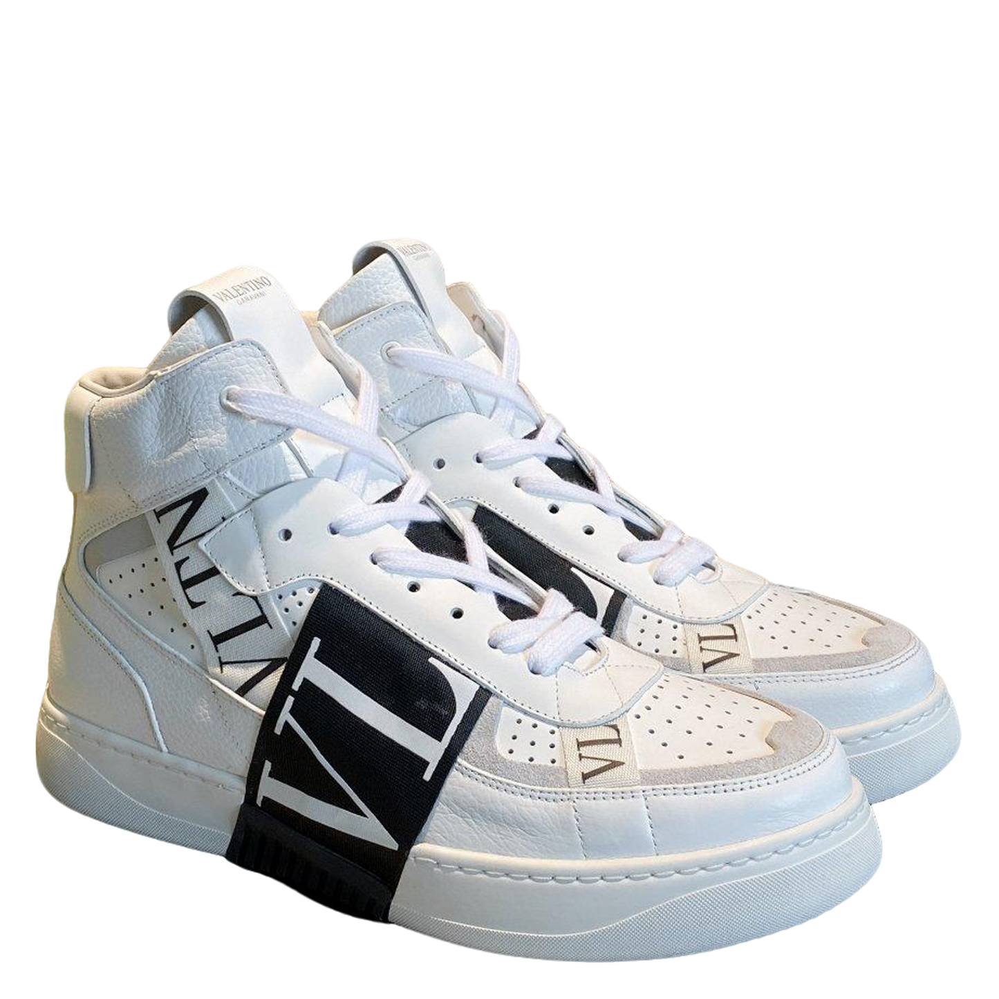Valentino Men's Luxury Sneakers Fashion Mesh Design Casual Athletic Shoes
