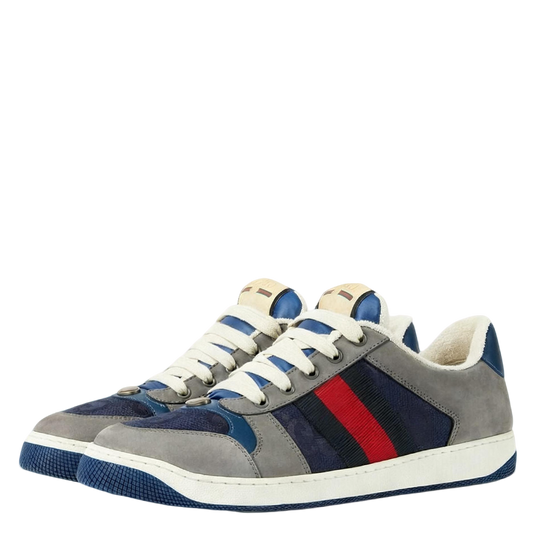 Gucci Unisex Sneakers With Web Stripes And Contrast Color Detailing