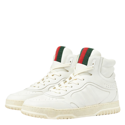 Gucci Unisex High-Top Sneakers With Signature Web Stripes