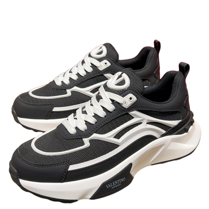 Valentino Men's Luxury Sneakers Fashion Mesh Design Casual Athletic Shoes