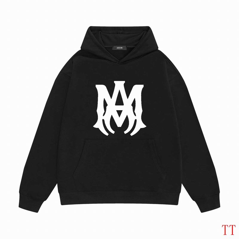 AMIRI Hoodie With Bold Black Logo Design For Edgy Fashion Statements