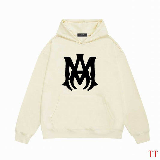 AMIRI Hoodie With Bold Black Logo Design For Edgy Fashion Statements