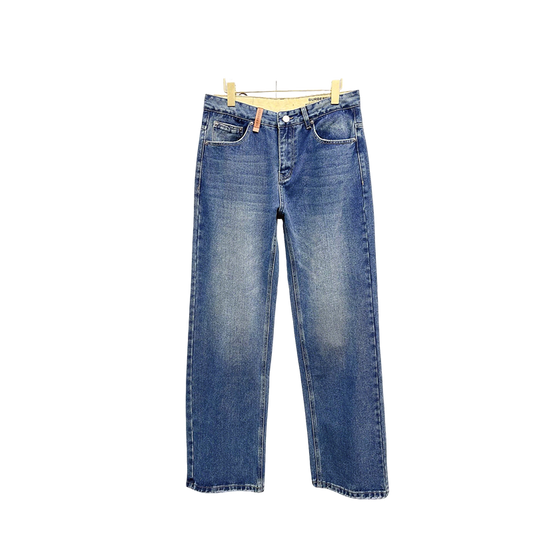 Burberry Men's Blue Denim Jeans With Classic Design