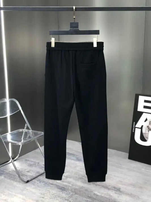 Balenciaga Black Tracksuit With Double B Logo And Crew Neck Sweatshirt