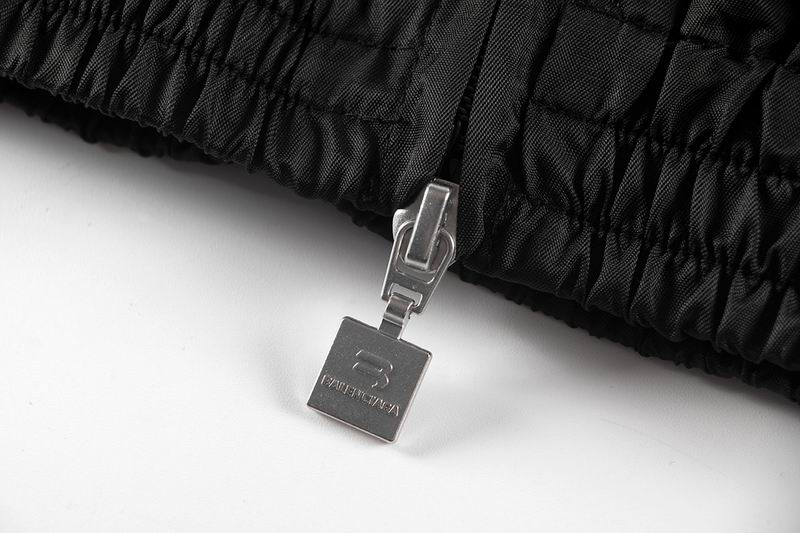 Balenciaga Black Sports Jacket With Brand Logos And Emblem