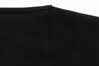 Balenciaga Black Hoodie With White PARIS Logo for Stylish Urban Outfits