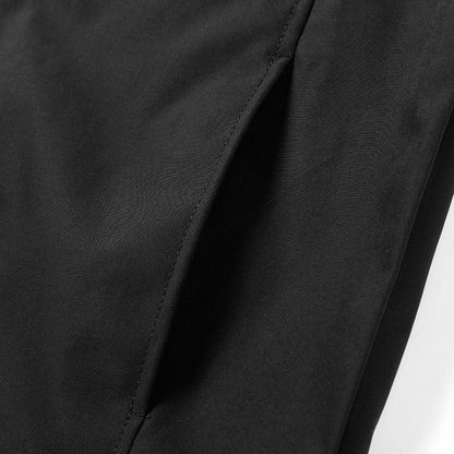 Burberry - Inspired Black Button - Up Jacket with Branded Badge