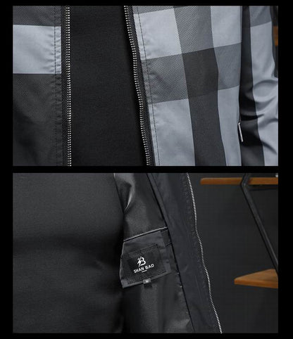 Burberry - Style Checkered Hooded Jacket for Men's Fashion