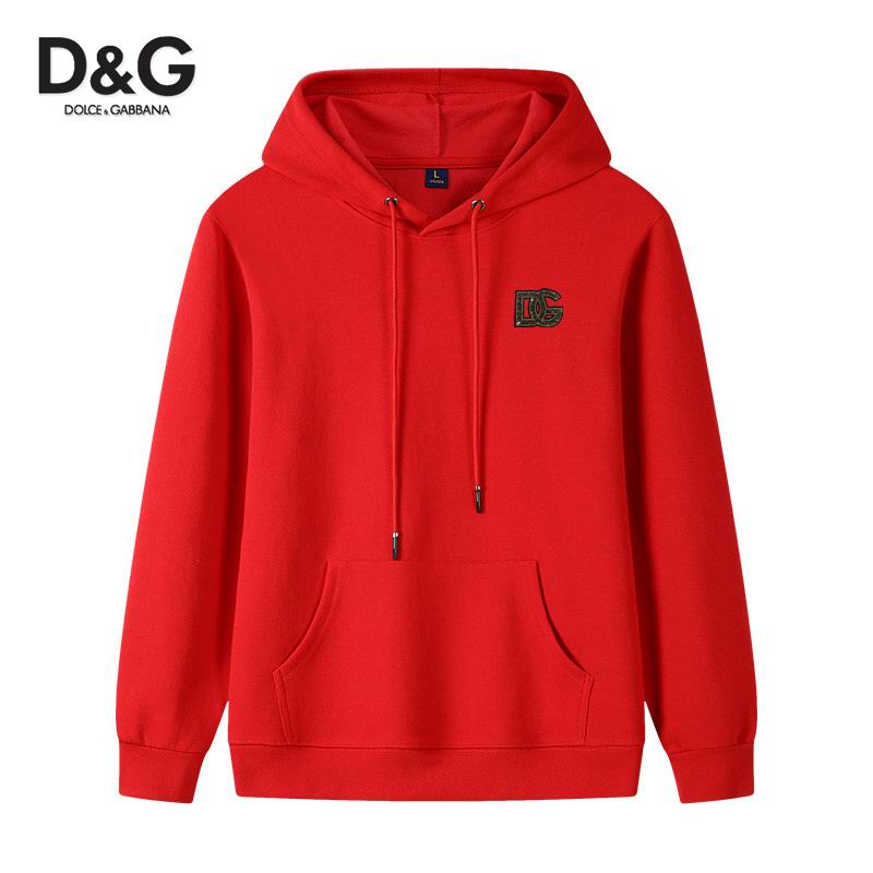 Dolce & Gabbana Hoodie With Side Brand Logo For Trendy Casual Looks