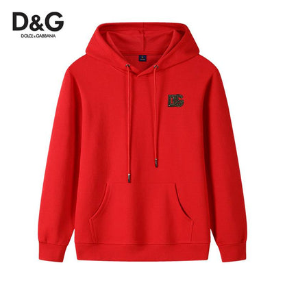 Dolce & Gabbana Hoodie With Side Brand Logo For Trendy Casual Looks
