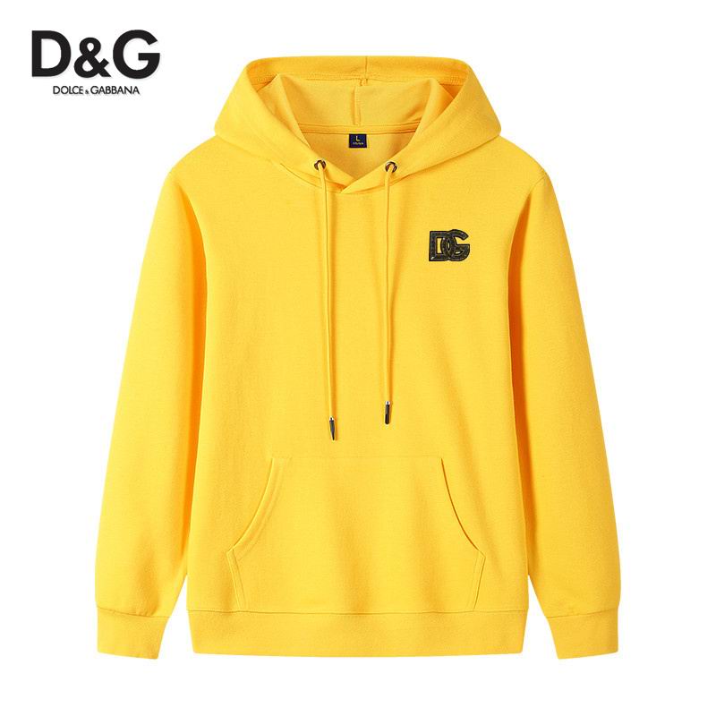 Dolce & Gabbana Hoodie With Side Brand Logo For Trendy Casual Looks