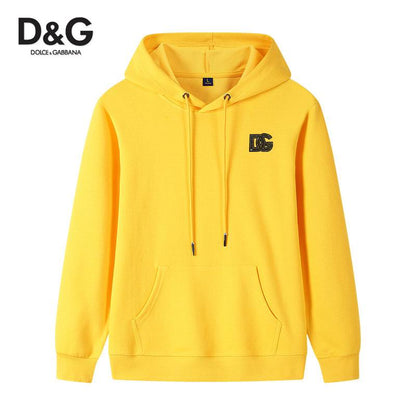 Dolce & Gabbana Hoodie With Side Brand Logo For Trendy Casual Looks