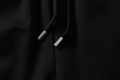 Dolce & Gabbana Stylish Black Shorts With Side Patterns
