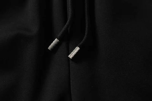 Dolce & Gabbana Stylish Black Shorts With Side Patterns