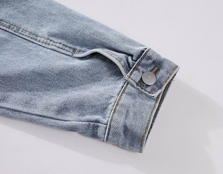 Light Blue Denim Dior Jacket With Embroidered Logo And Black Inner