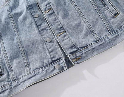 Light Blue Denim Dior Jacket With Embroidered Logo And Black Inner