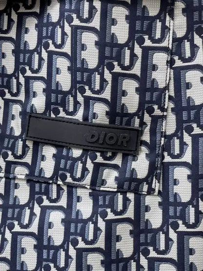 Dior Monogram - Patterned Black And White Shorts With Drawstring