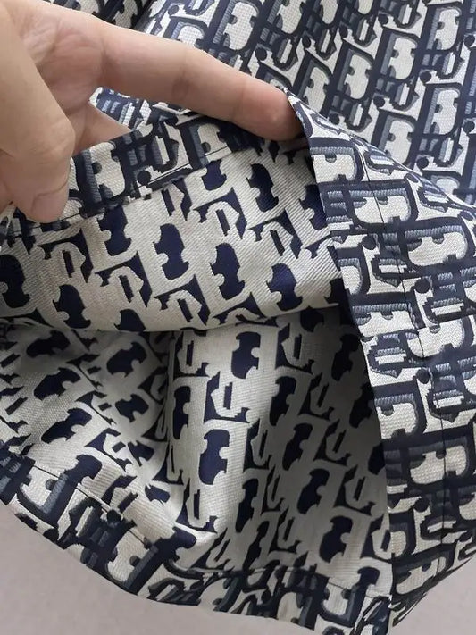 Dior Monogram - Patterned Black And White Shorts With Drawstring