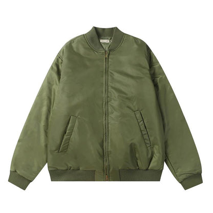 Fear of God Cream - Colored Bomber Jacket with Classic Design