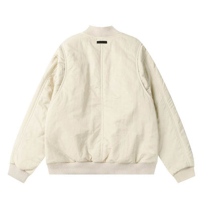 Fear of God Cream - Colored Bomber Jacket with Classic Design