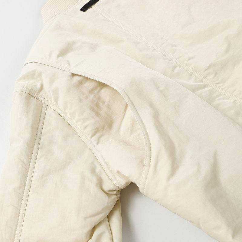 Fear of God Cream - Colored Bomber Jacket with Classic Design