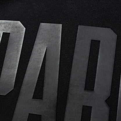Fear Of God Grey Hoodie With NBA Paris Essentials Print For Sports Fashion Fans
