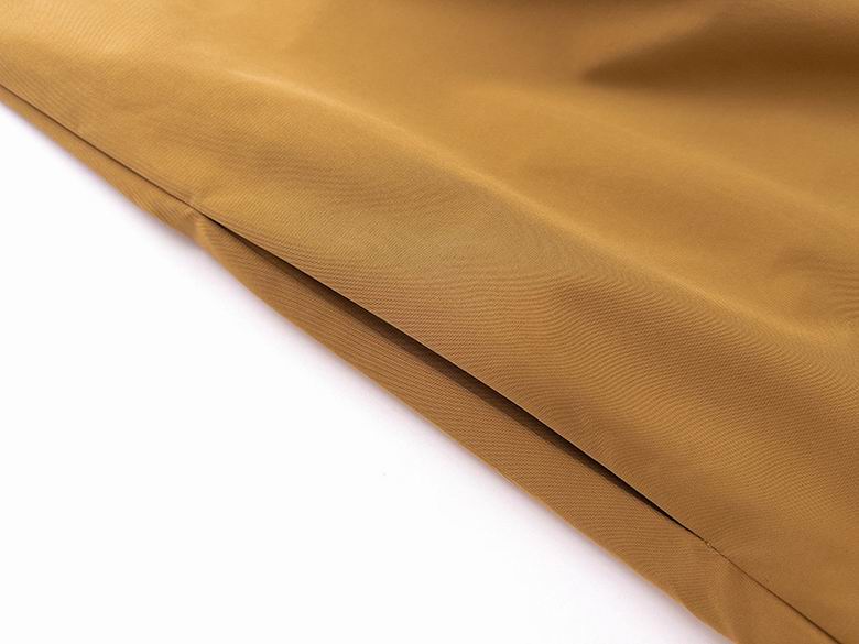 FOG Inspired Brown/White Button Up Collared Jacket With Drawstring Hem