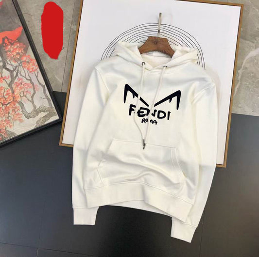 Black Fendi Hoodie With Unique Monster Eye Logo For Trendy Looks