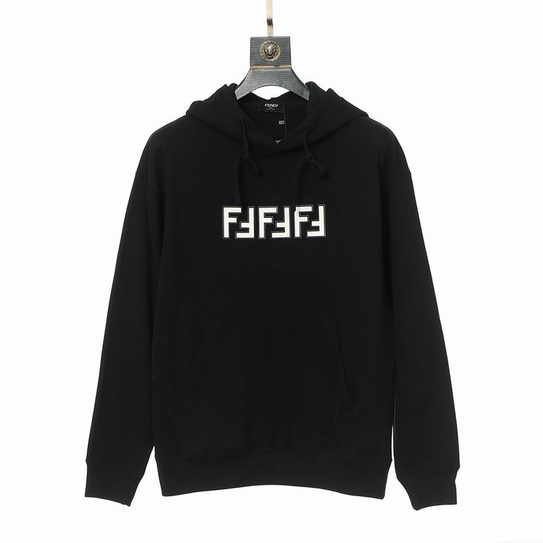 Beige Fendi Hoodie With Distinctive Geometric Logo For Fashion Lovers