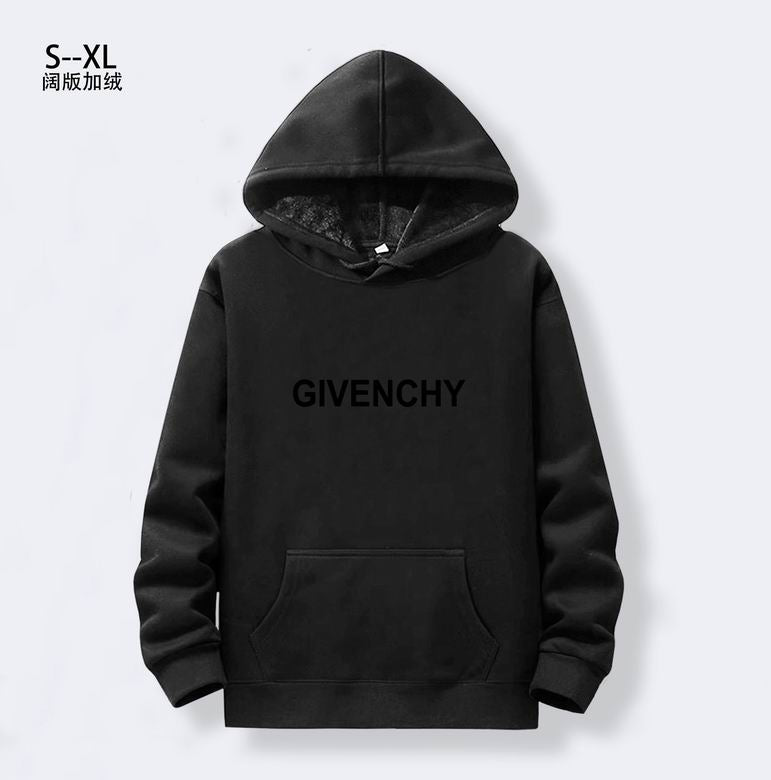 Grey Givenchy Hoodie With Bold Black Logo For Modern Street Style