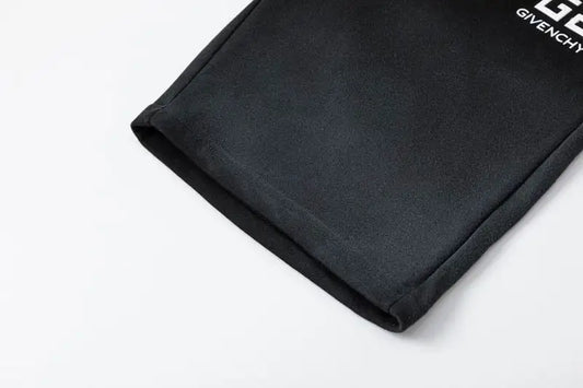 Givenchy Men's Black Ombre Shorts with 4G Logo Emblem