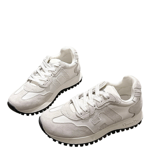 Dior Women's White Sneakers For Elegant Casual Fashion