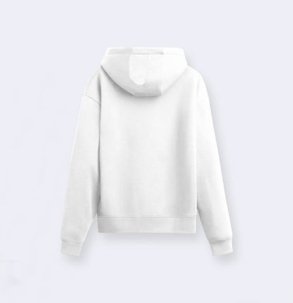 Gucci White/Black Hoodie With Classic Logo Print On Front And Sleeve For Timeless Style