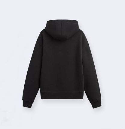 Gucci White/Black Hoodie With Classic Logo Print On Front And Sleeve For Timeless Style